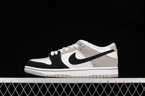 All Categories Nk SB Dunk Series Nk SB Dunk Low Low-top Sneakers Pure Original Version Nk SB Dunk Low Pro "Chlorophyll" Gray White Black Chlorophyll BQ6817-011